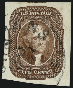 Sale 930, Lot 1420, 1851-56 Issue (Scott 5-17)