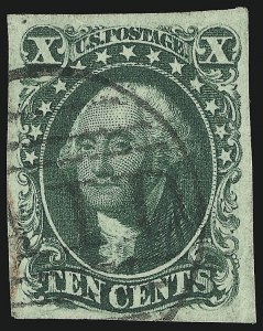 Sale 930, Lot 1441, 1851-56 Issue (Scott 5-17)