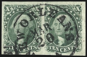 Sale 930, Lot 1442, 1851-56 Issue (Scott 5-17)