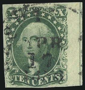 Sale 930, Lot 1467, 1851-56 Issue (Scott 5-17)
