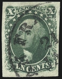Sale 930, Lot 1472, 1851-56 Issue (Scott 5-17)