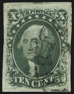 Sale 930, Lot 1474, 1851-56 Issue (Scott 5-17)