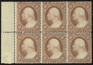 Sale 930, Lot 1525, 1857-60 Issue (Scott 18-39)