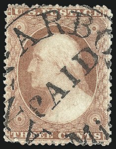 Sale 930, Lot 1526, 1857-60 Issue (Scott 18-39)