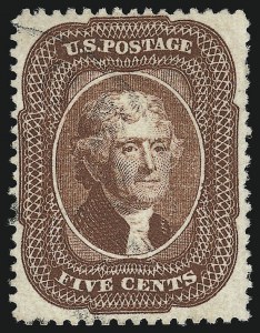 Sale 930, Lot 1539, 1857-60 Issue (Scott 18-39)