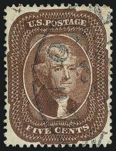 Sale 930, Lot 1543, 1857-60 Issue (Scott 18-39)