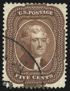 Sale 930, Lot 1546, 1857-60 Issue (Scott 18-39)