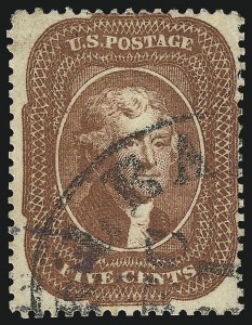 Sale 930, Lot 1547, 1857-60 Issue (Scott 18-39)