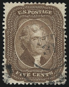 Sale 930, Lot 1549, 1857-60 Issue (Scott 18-39)