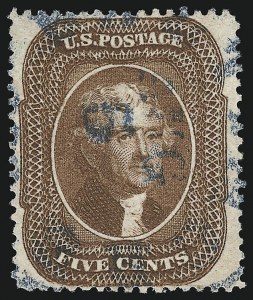 Sale 930, Lot 1561, 1857-60 Issue (Scott 18-39)