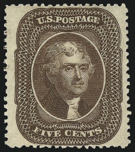 Sale 930, Lot 1563, 1857-60 Issue (Scott 18-39)