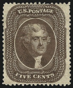 Sale 930, Lot 1564, 1857-60 Issue (Scott 18-39)