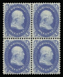 Sale 930, Lot 1654, 1861-66 Issue (Scott 56-78)
