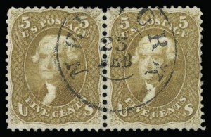 Sale 930, Lot 1697, 1861-66 Issue (Scott 56-78)