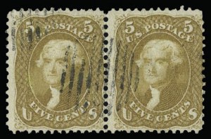Sale 930, Lot 1698, 1861-66 Issue (Scott 56-78)