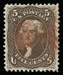 Sale 930, Lot 1760, 1861-66 Issue (Scott 56-78)