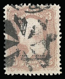 Sale 930, Lot 1776, 1867-68 Grilled Issue (Scott 79-101)