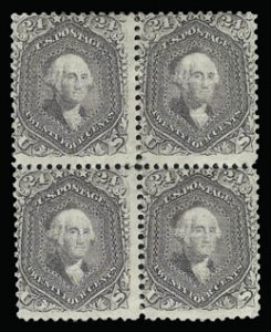 Sale 930, Lot 1848, 1867-68 Grilled Issue (Scott 79-101)