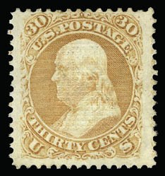 Sale 930, Lot 1851, 1867-68 Grilled Issue (Scott 79-101)
