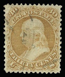 Sale 930, Lot 1852, 1867-68 Grilled Issue (Scott 79-101)