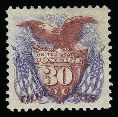Sale 930, Lot 1977, 1875 Re-Issue of 1869 Pictorial Issue (Scott 123-133)