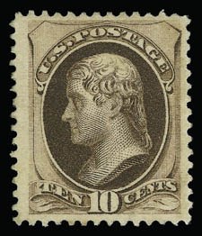 Sale 930, Lot 2073, 1879 American Bank Note Co. Issue (Scott 182-191)