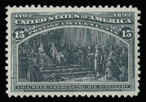 Sale 930, Lot 2166, 1893 Columbian Issue (Scott 230-245)