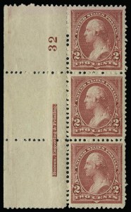 Sale 930, Lot 2218, 1894 Unwatermarked Bureau Issue (Scott 246-263)