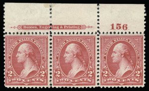 Sale 930, Lot 2223, 1894 Unwatermarked Bureau Issue (Scott 246-263)