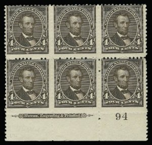 Sale 930, Lot 2229, 1894 Unwatermarked Bureau Issue (Scott 246-263)