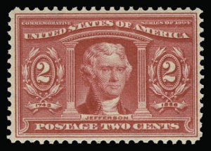 Sale 930, Lot 2374, 1904 Louisiana Purchase Issue (Scott 323-327)