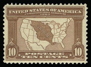 Sale 930, Lot 2379, 1904 Louisiana Purchase Issue (Scott 323-327)