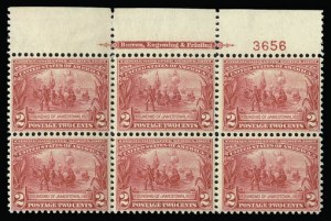 Sale 930, Lot 2381, 1907 Jamestown Issue (Scott 328-330)