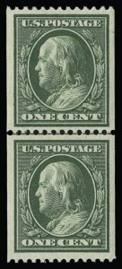 Sale 930, Lot 2396, 1908-10 Washington-Franklin Issues (Scott 331-356)