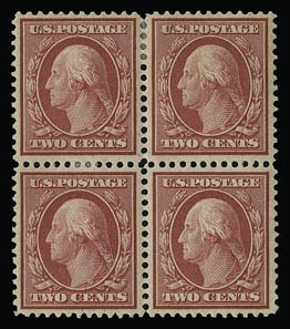 Sale 930, Lot 2412, 1909 Bluish Paper Issue (Scott 357-366)