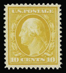 Sale 930, Lot 2438, 1910-13 Washington-Franklin Issue (Scott 374-396)