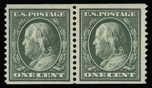 Sale 930, Lot 2440, 1910-13 Washington-Franklin Issue (Scott 374-396)
