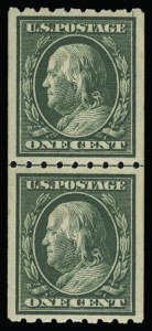 Sale 930, Lot 2441, 1910-13 Washington-Franklin Issue (Scott 374-396)