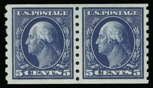 Sale 930, Lot 2457, 1910-13 Washington-Franklin Issue (Scott 374-396)