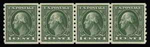 Sale 930, Lot 2493, 1912-14 Washington-Franklin Issue (Scott 405-423)
