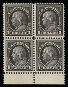 Sale 930, Lot 2505, 1912-14 Washington-Franklin Issue (Scott 405-423)