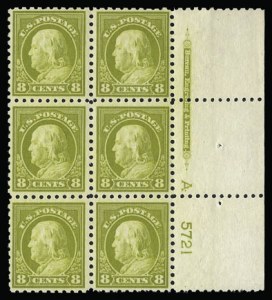 Sale 930, Lot 2514, 1913-15 Washington-Franklin Issues (Scott 424-461)