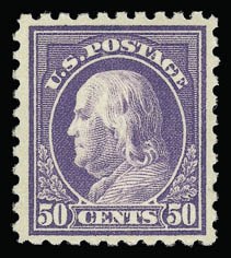 Sale 930, Lot 2523, 1913-15 Washington-Franklin Issues (Scott 424-461)