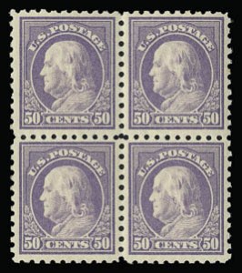 Sale 930, Lot 2525, 1913-15 Washington-Franklin Issues (Scott 424-461)