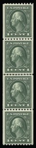 Sale 930, Lot 2526, 1913-15 Washington-Franklin Issues (Scott 424-461)