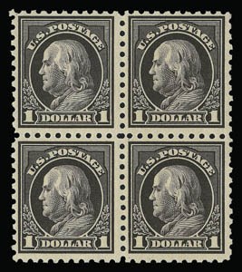 Sale 930, Lot 2560, 1913-15 Washington-Franklin Issues (Scott 424-461)