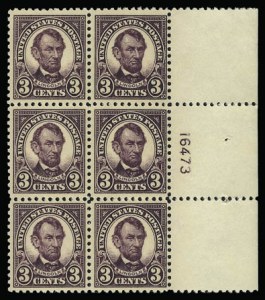 Sale 930, Lot 2663, 1922-29 Issues (Scott 551-621)