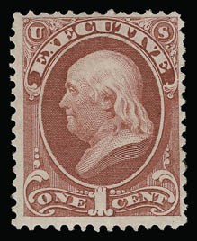 Sale 930, Lot 2814, Officials, 1c Executive (O10) Sale 930, Lot 2814, Officials