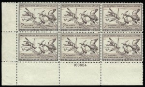 Sale 930, Lot 2996, Hunting Permits, $2.00 1953 Hunting Permit (RW20) Sale 930, Lot 2996, Hunting Permits