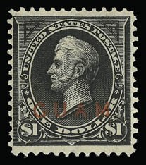 Sale 930, Lot 3090, Cuba, Guam, 1899, 1c-$1.00 Ovpts. (1-8, 10-12, E1) Sale 930, Lot 3090, Cuba, Guam